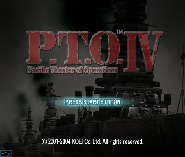 P.T.O. IV - Pacific Theater of Operations for Sony Playstation 2 ...